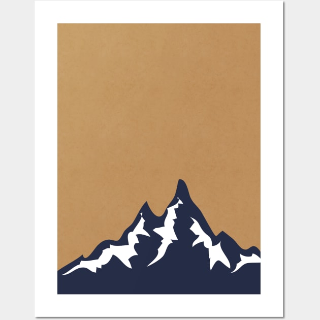 Cardboard Mountains Wall Art by lowercasev